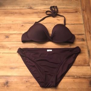 Maroon bikini